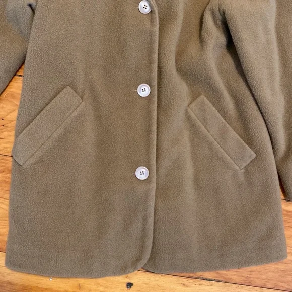 Vintage LL Bean Wool Swing Coat with Hood - Picture 2 of 16